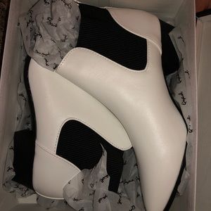 white booties